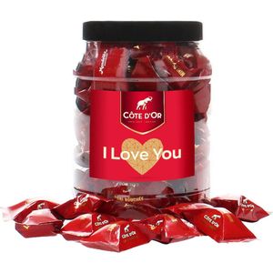 Cote d'Or Mini Bouchée chocolade ""I Love You"" - melkchocolade met praliné - 500g