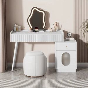 Gran Vida® - Kaptafel met LED Verlichting - Luxe Design - Wit