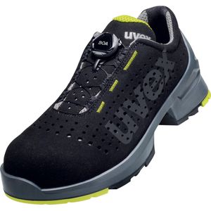 Uvex 1 Halbschuhe S1 65658 Schwarz, Gelb (65658)-41 (Weite 11)