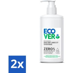 Ecover - Handzeep ZERO - Parfumvrij - 250 ml - Voordeelverpakking - 2 stuks