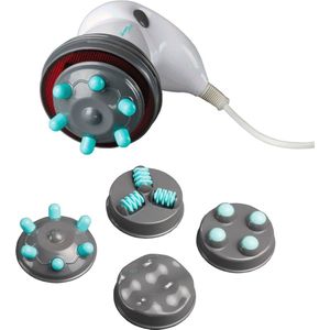 Professioneel anti-cellulitis massageapparaat met infraroodverwarming voor billen en benen - incl. 4 accessoires en reistas