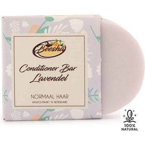 Beesha Conditioner Bar Lavendel | 100% Plasticvrije en Natuurlijke Verzorging | Vegan, Sulfaatvrij en Parabeenvrij | CG Proof