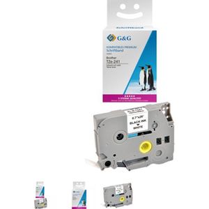 Brother TZe-241 (Schriftband 18mm x 8m, laminiert)