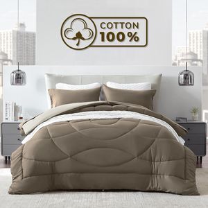 Sleep Comfy - Cottiva Series - Dekbed - 240x220 cm - Wasbaar Hoesloos Dekbed - 100% Katoen