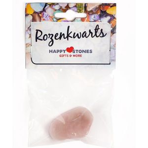 Happy Stones - Rozenkwarts - Massagesteen