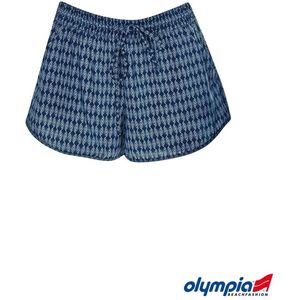 Olympia - Short - Blauw/Wit - Maat 40