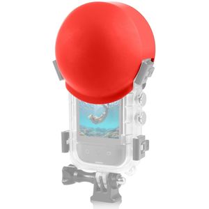 Voor Insta360 X3 PULUZ Invisible Dive Case Lens Guard Siliconen Beschermhoes