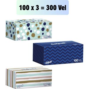 Selpak Tissues (3 x 100 Vel)