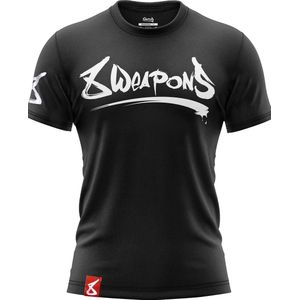 8 WEAPONS Muay Thai T-Shirt Unlimited Zwart - M
