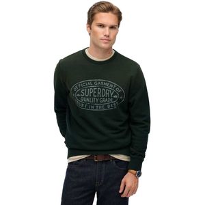 Superdry - Lo-fi Outdoors - Sweatshirt - Groen - Relaxed Fit
