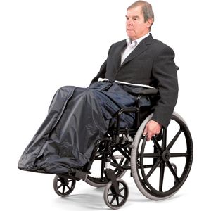 fleece gevoerde, waterdichte en comfortabele rolstoeldeken / rolstoeldeken