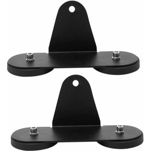 Geschikt voor Lot de 2 steunen de fixatie magnétiques pour barre lumineuse LED - Weerstanden - Pour toit de voiture - Zwart