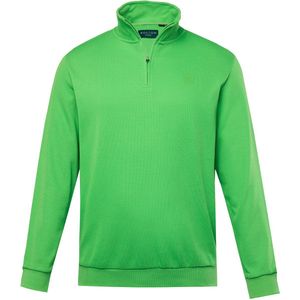 Boston Park Boston Park - Heren - Boston Park sweattroyer rib materiaal kraag met rits - Peterselie - Maat 52+