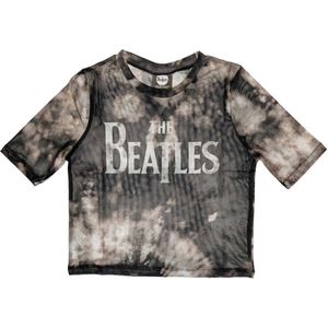 The Beatles - Drop T Logo Crop top - M - Zwart