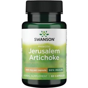 Swanson - Aardpeer - Voedingssupplement - 60 Capsules - Gestandaardiseerd tot 90% Inuline