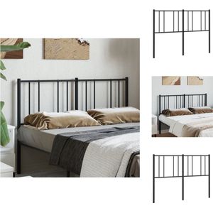 vidaXL Hoofdbord Bedaccessoires - 146 x 3 x 90 cm - Robuuste metalen constructie - Bedonderdeel