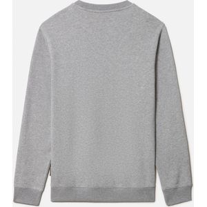 Sweatshirt Unisex XS NAPAPIJRI Ronde hals Lange mouw Medium grey melange 90% Katoen, 10% Polyester