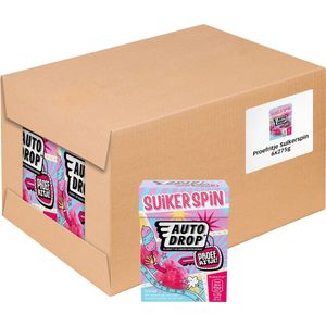 Autodrop - Snoep - Proefritje Suikerspin - 6 doosjes - 275 gram