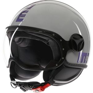 Momodesign FGTR Classic Flip Grijs Blauw Jethelm - Maat XL - Helm