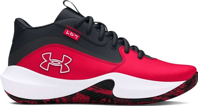 Under Armour - Gs Lockdown 7 - Basketbalschoenen - Rood