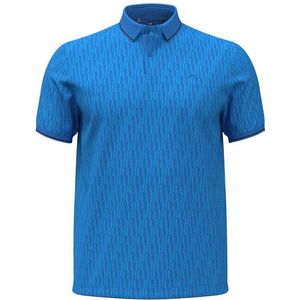 Under Armour Golf Playoff Sport Jacquard Korte Mouw Poloshirt Blauw M Man