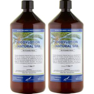 Bodylotion Natural Spa 1 Liter - set van 2 stuks
