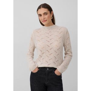 s.Oliver BLACK LABEL - Trui - Crème - Lange Mouw - Effen