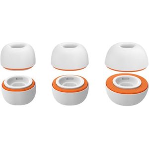 3 Pack Siliconen Memory Foam S / M / L Dopjes Oordopjes Vervanging Tips Geschikt voor AirPods Pro (1e & 2e Generatie)