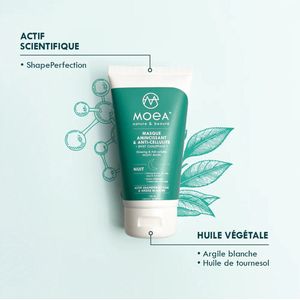 Franse biologische afslankend en anti-cellulitis nacht masker - zonder afspoelen - mosterd - chilipeper 150ml