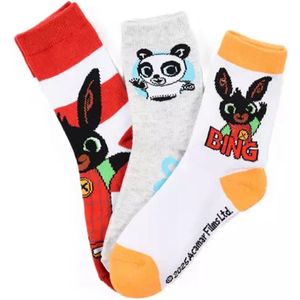 Bing Bunny Sokken – Kinder Sokken – 3 Paar – Maat 19/22