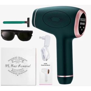 CLGP® Laser Ontharingsapparaat - IPL Ontharing - Mannen & Vrouwen - Groen