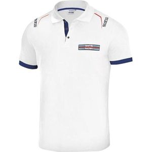 Meerkleurig Polo Shirt met Martini Racing Logo - Large