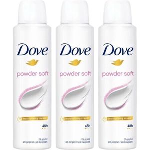 Dove Powder Soft Deo Spray - 3 x 150 ml