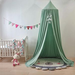 Candala Bedhemel voor Meisjes Jongens Kinderen Eenpersoonsbed, Ronde Koepel Bedhemel Klamboe Bescherming Luifel Speeltent Slaapkamer Kinderkamer Decoratie Hangend Gordijn Net (Lake Green)