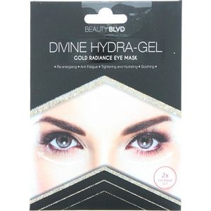 Beauty Blvd Divine Hydra-gel Gold Radiance Eye Mask 2pc