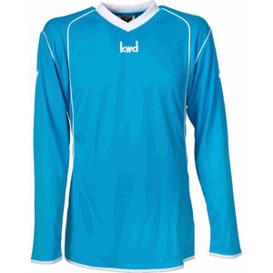 KWD Sportshirt Victoria - Voetbalshirt - Kinderen - Maat 140 - Blauw/Wit