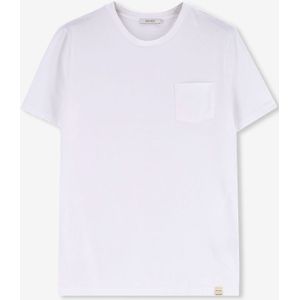 T-shirt - Wit - Met Borstzakje