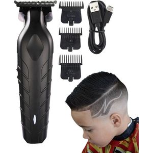Oplaadbare tondeuse, trimmer zonder tussenruimte, nauwkeurige snijbladen, stevig ergonomisch handvatontwerp, snel opladen via Type-C, geschikt voor vaders en vriendjes.