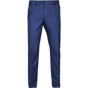 Suitable - Pantalon Evans Wol Blauw - Heren - Maat 52 - Modern-fit