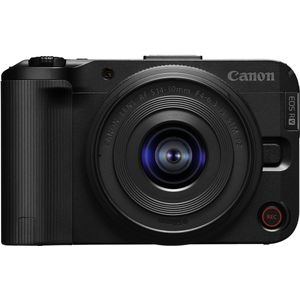 Canon - EOS R50 V - Vlogcamera - Zwart - Compatibel met Canon RF-Lenzen