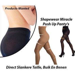 2-Pack Shapewear Miracle Push Up Panty’s-Maat M