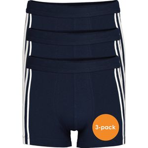 SCHIESSER 95/5 Stretch shorts (3-pack) - donkerblauw - Maat: XL
