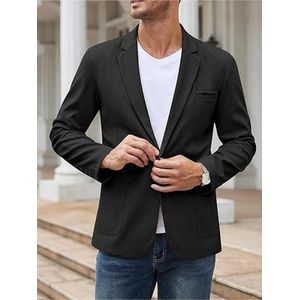 Heren casual Colbert Sjas,lichtgewicht ongevoerde