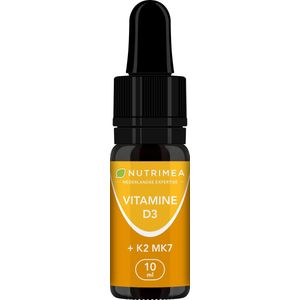 Nutrimea - Vitamine D – D3 - K2MK7 – biologische olijfolie – druppels