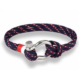 LGT Jewels Marine armband Navy Blue Red