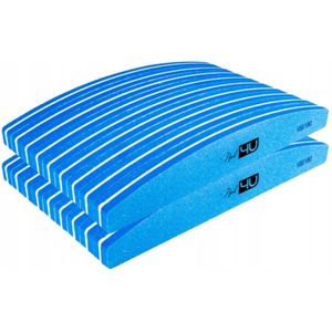 Professioneel Nagelvijl Blok 100/180 - 20 Stuks Blauw