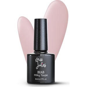 Miss Jules® BIAB – Builder in a Bottle – BIAB Nagel Builder Gel - Milky Taupe - Creme - HEMA & TPO Free