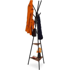 Relaxdays Staande kapstok - industrieel - garderobe kapstok - coat hanger - jassenhouder