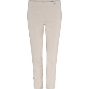 Robell Lena09 Dames Comfort Stretch 7/8 Pantalon - Beige - Maat38