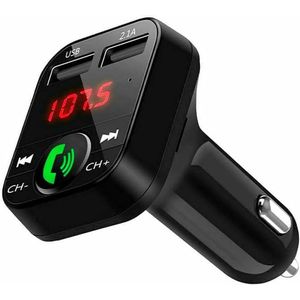 Bluetooth FM-zender voor auto en vrachtwagen met handsfree functie, dubbel USB en snelladen